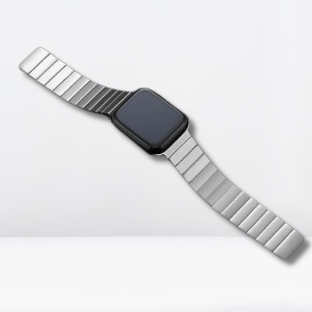 Adjustable Rado Look Metal Magnetic Chain Strap for iWatch 42/44/45/49 MM (GOLD)