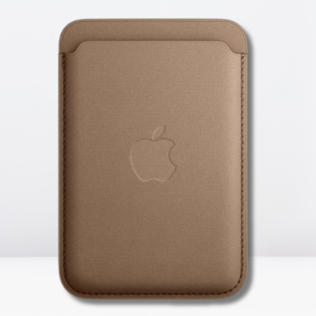 BUY Fine Woven MagSafe Case, GET Fine Woven Wallet FREE! (TAUPE BROWN) iphone 14/15 series