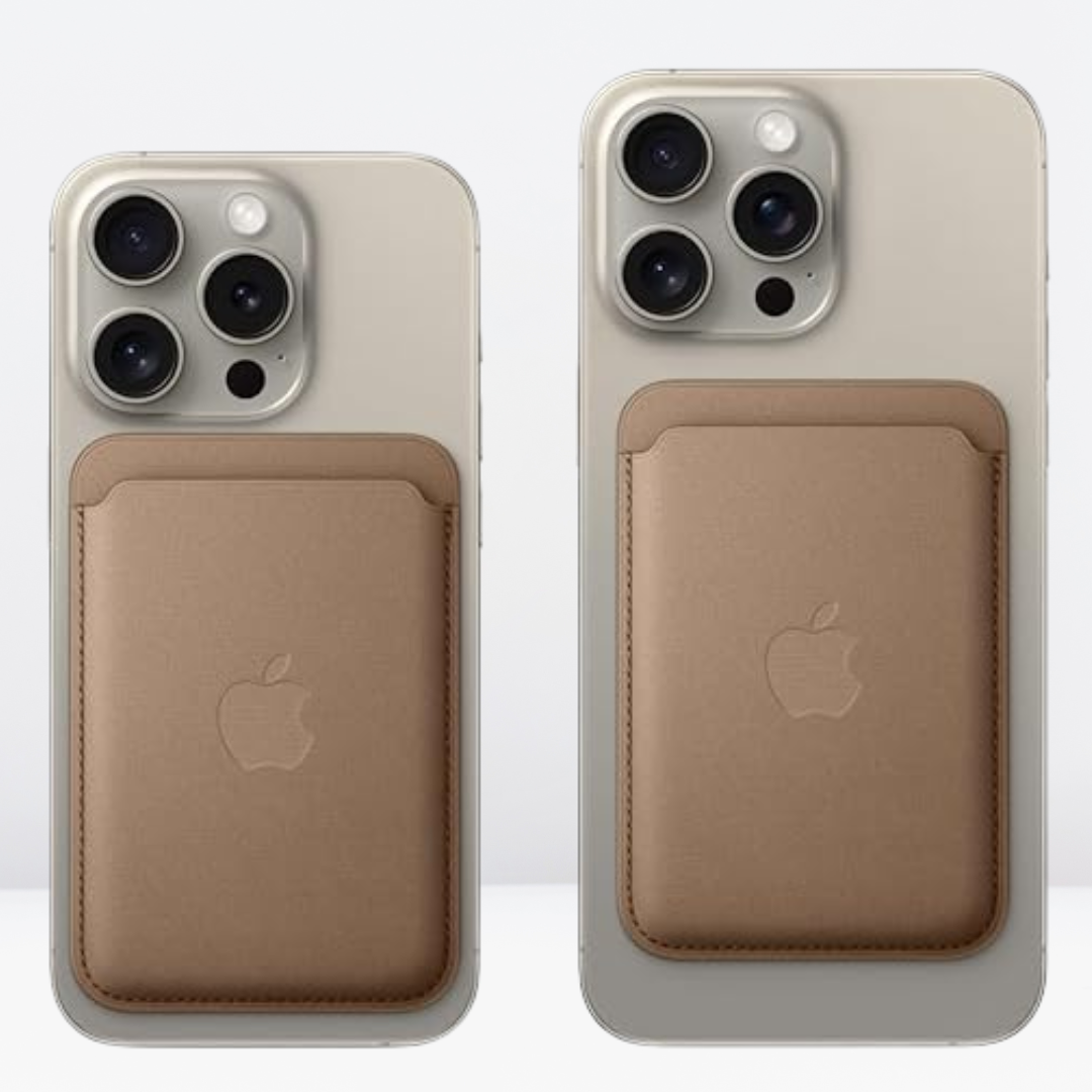 BUY Fine Woven MagSafe Case, GET Fine Woven Wallet FREE! (TAUPE BROWN) iphone 14/15 series