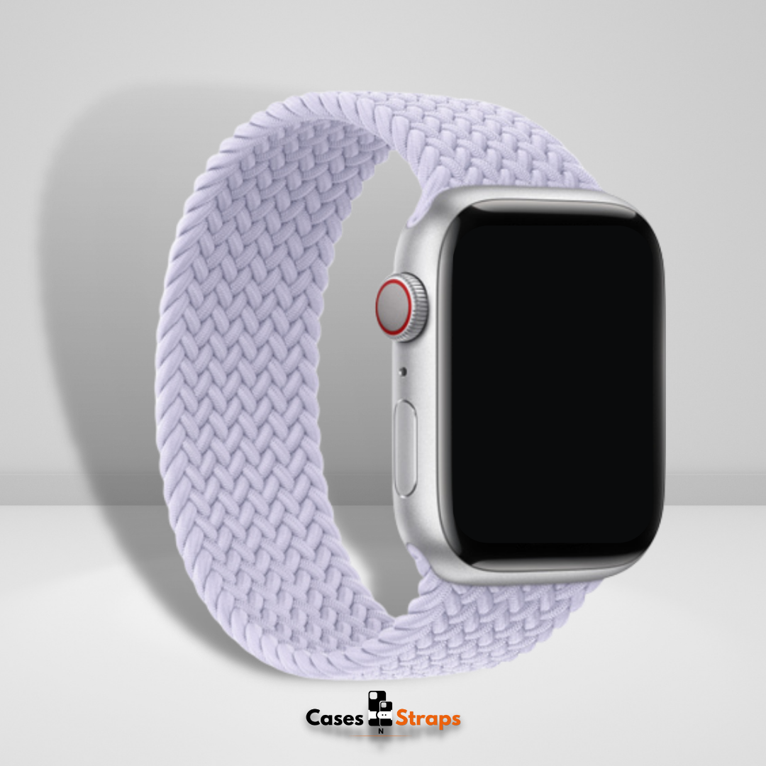 Braided Solo Loop Watch Strap Purple Fog Color