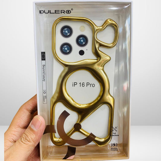 DULERO Frameless Metal Look Case with MagSafe for iPhone 16 Pro/16 Pro Max