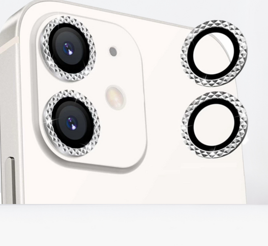 Diamond Metal Camera Lens Protector for iPhone 12