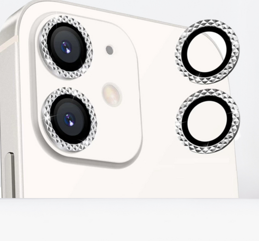 Diamond Metal Camera Lens Protector for iPhone 12 Mini