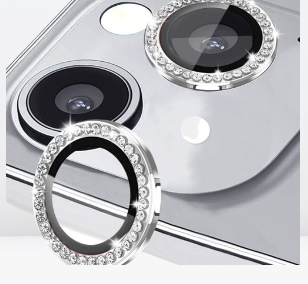 Diamond Metal Camera Lens Protector for iPhone 13