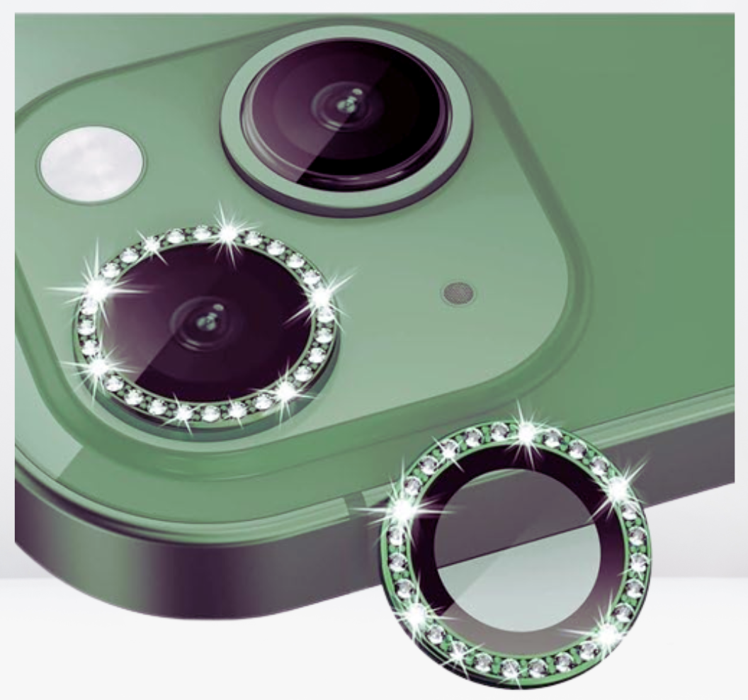 Diamond Metal Camera Lens Protector for iPhone 13