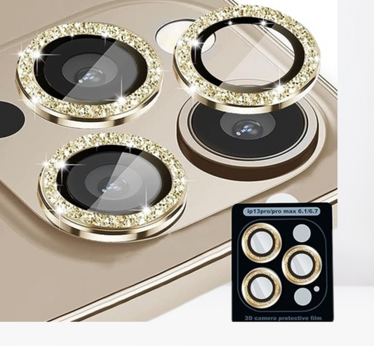 Diamond Metal Camera Lens Protector for iPhone 13 pro