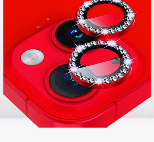 Diamond Metal Camera Lens Protector for iPhone 14 Mini