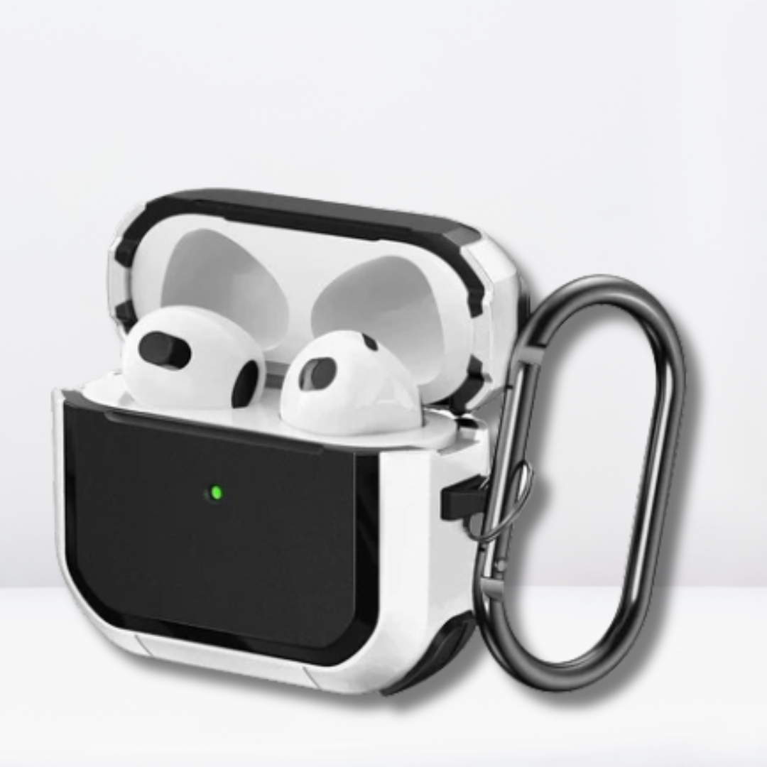 Eggshell Protective AirPods 3 Case (White/Black)