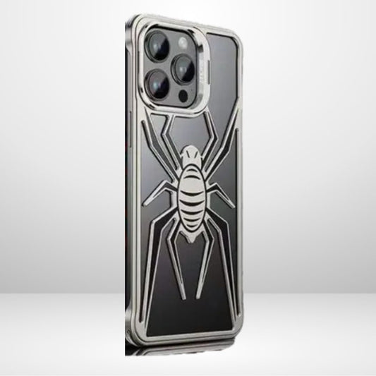 Full Metal Spider Case with Camera Kickstand for iPhone 15Pro/15ProMax