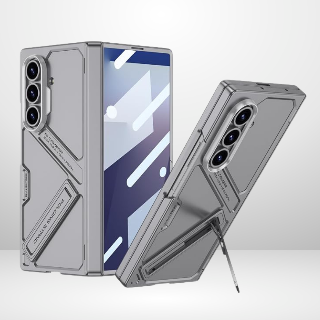 GKK PC Armour Case with Front Glass & Magnetic Hinge for Samsung Galaxy FOLD 8 Ultra