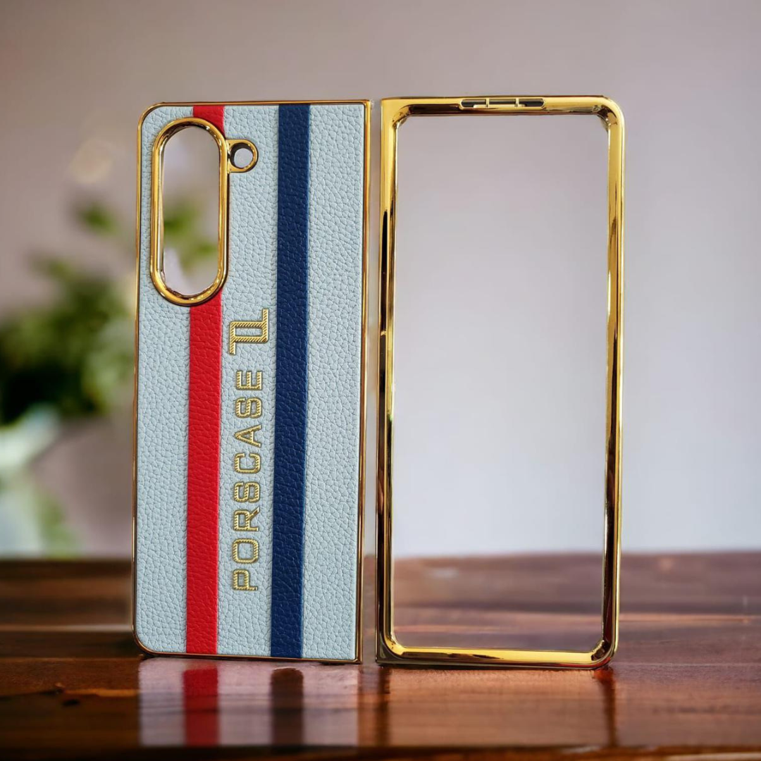 GKK PORSCASE Leather Case for Samsung Galaxy FOLD 5
