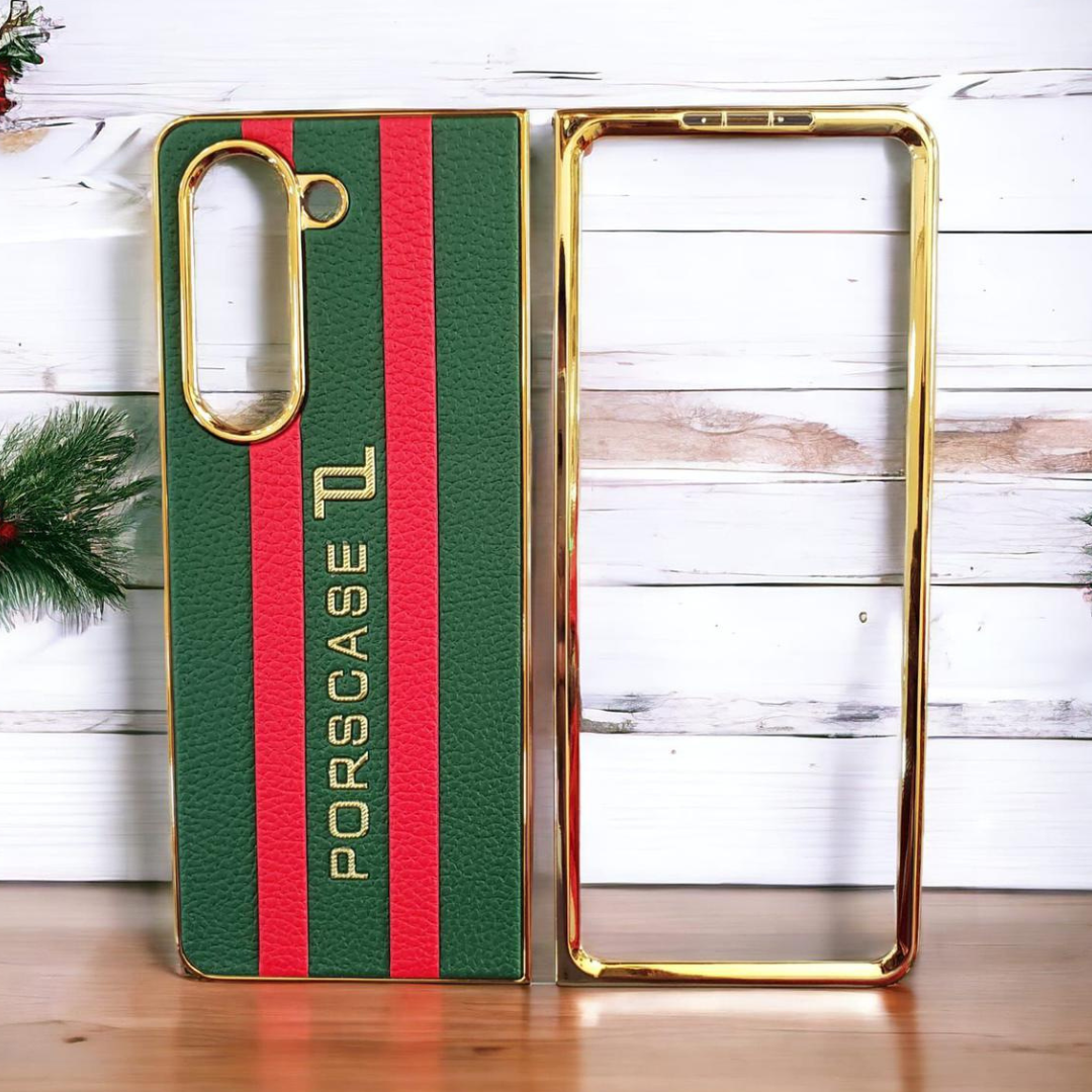 GKK PORSCASE Leather Case for Samsung Galaxy FOLD 5