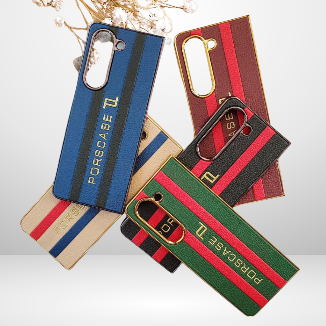GKK PORSCASE Leather Case for Samsung Galaxy FOLD 5