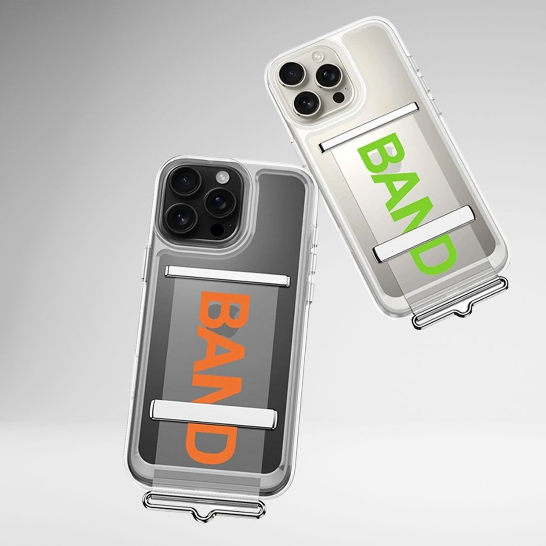 GKK Transparent Silicone Band Case for the iPhone 16 Series