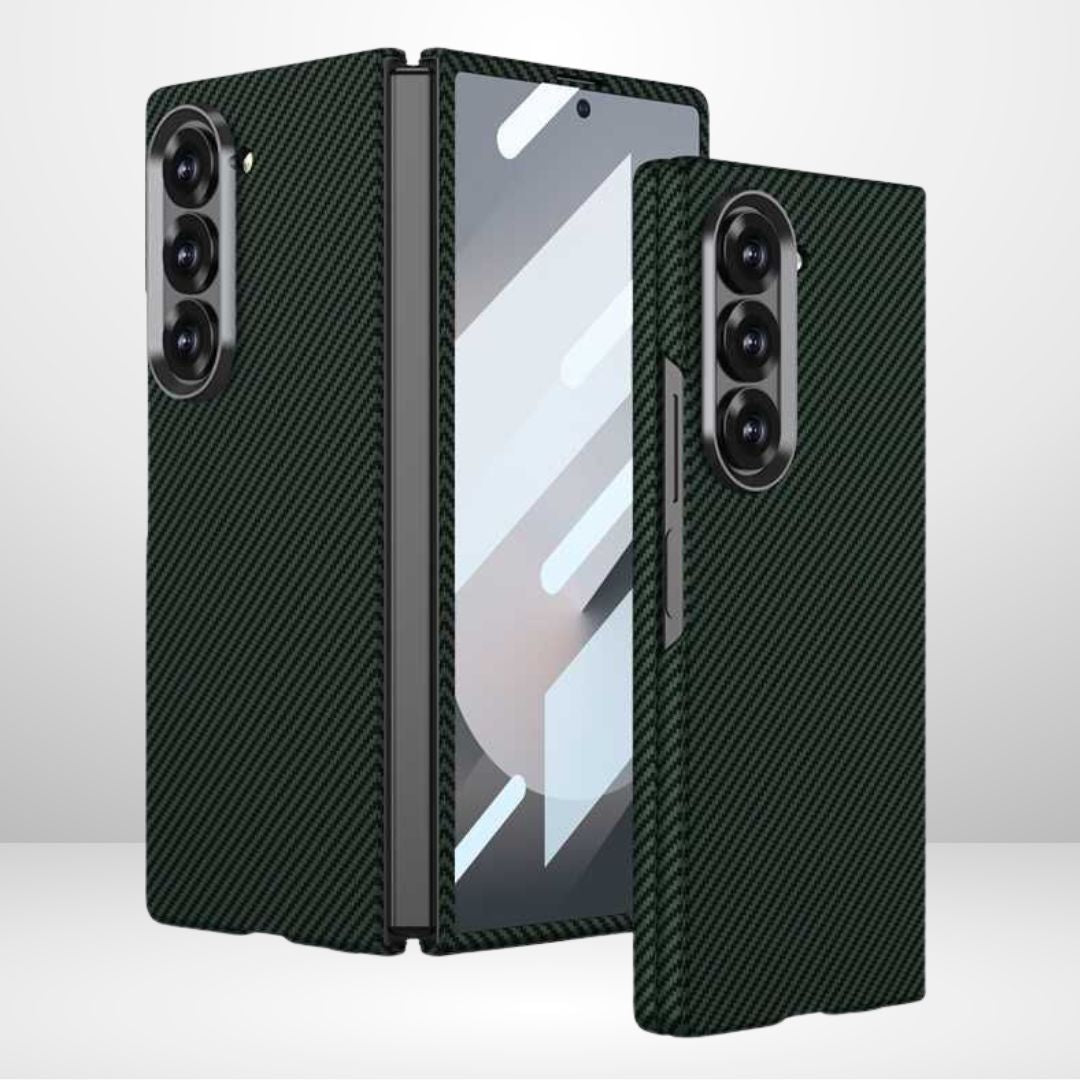 GKK Ultra-Thin Carbon Fiber Case with Metal Ring for Samsung Galaxy Z Fold 6
