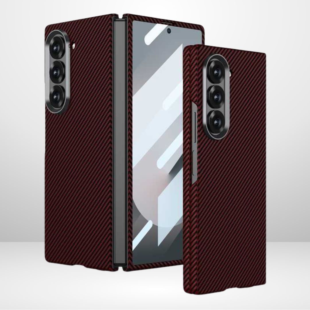 GKK Ultra-Thin Carbon Fiber Case with Metal Ring for Samsung Galaxy Z Fold 6