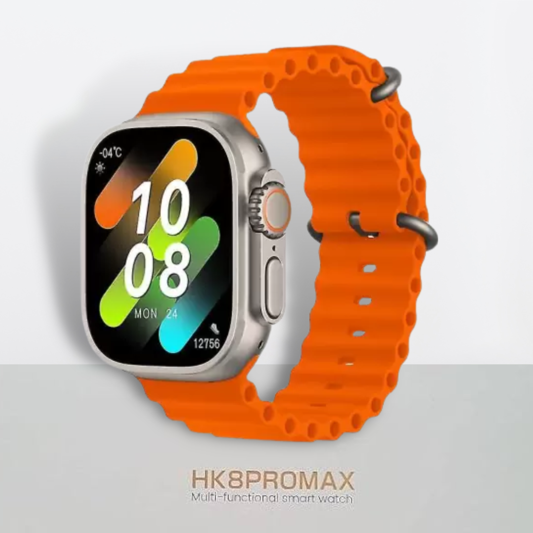 HK8 Pro Max Ultra SmartWatch 49mm Real Amoled Display – Cases N Straps