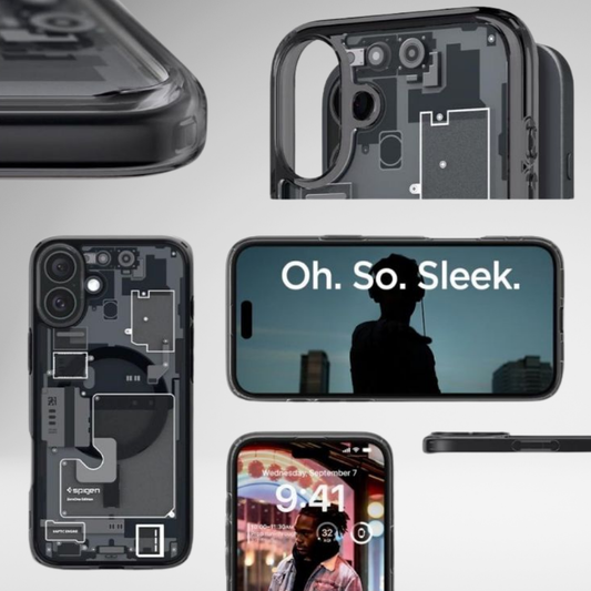 Haptic Engine Zero One Ultra Hybrid Magfit Case for iPhone 16 Series (BLACK)