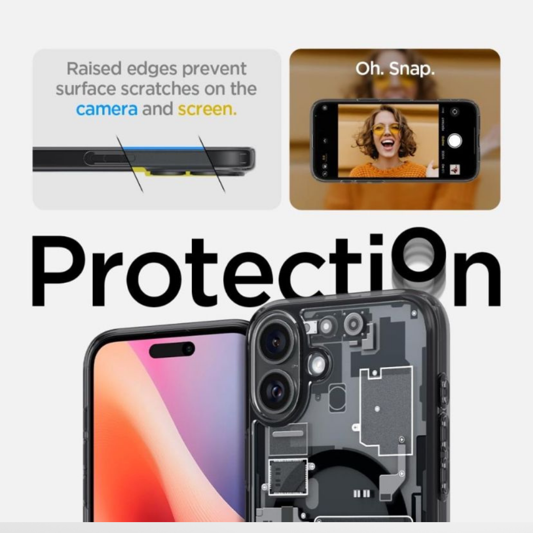 Haptic Engine Zero One Ultra Hybrid Magfit Case for iPhone 16 Series (BLACK)