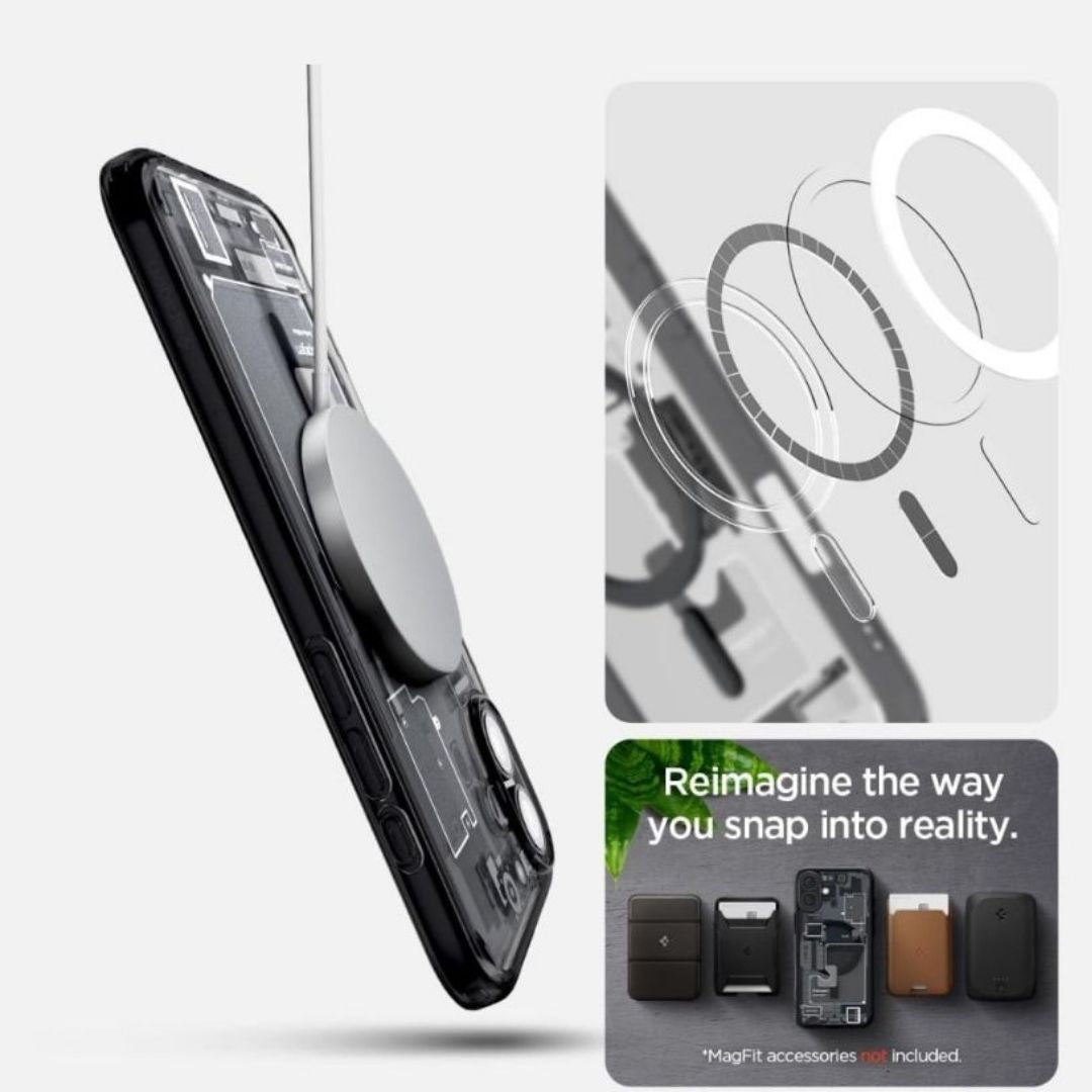 Haptic Engine Zero One Ultra Hybrid Magfit Case for iPhone 16 Series (BLACK)