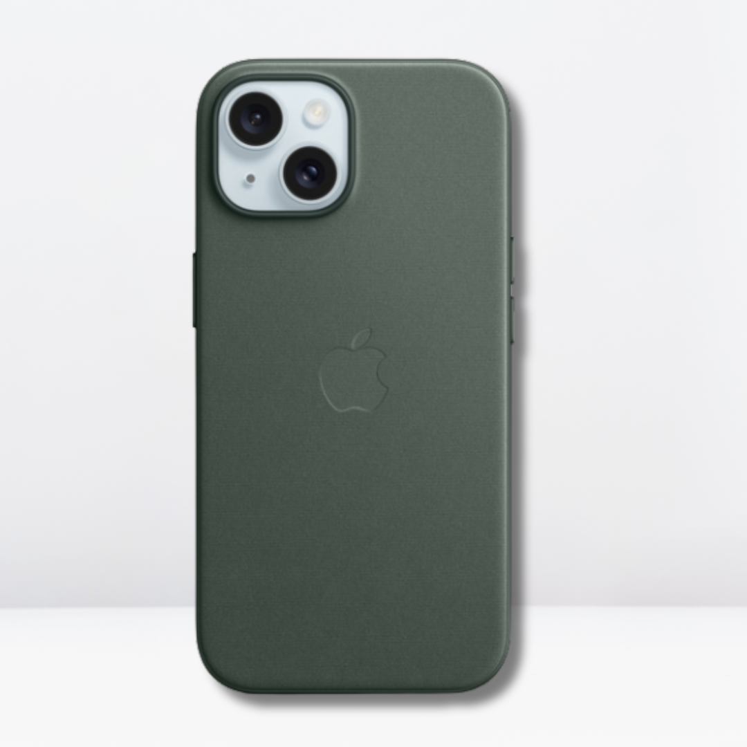 BUY Fine Woven MagSafe Case, GET Fine Woven Wallet FREE! (EVERGREEN) for iPhone 14/15 Series