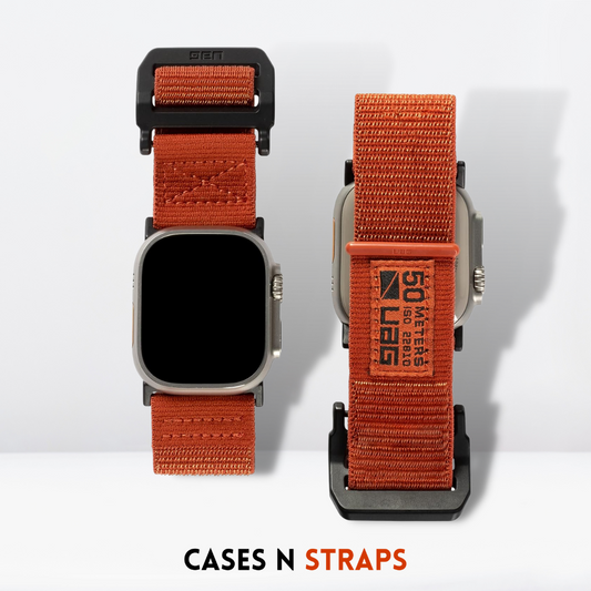 High Strength Nylon Strap for iWatch (Orange Color) 42/44/45/49 MM