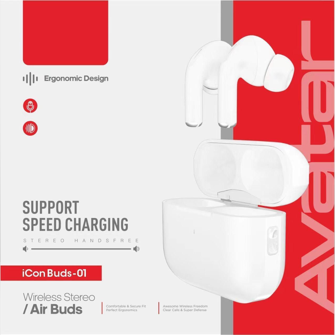Icon Premium Luxurious AirPods with ANC Working Wireless Stereo