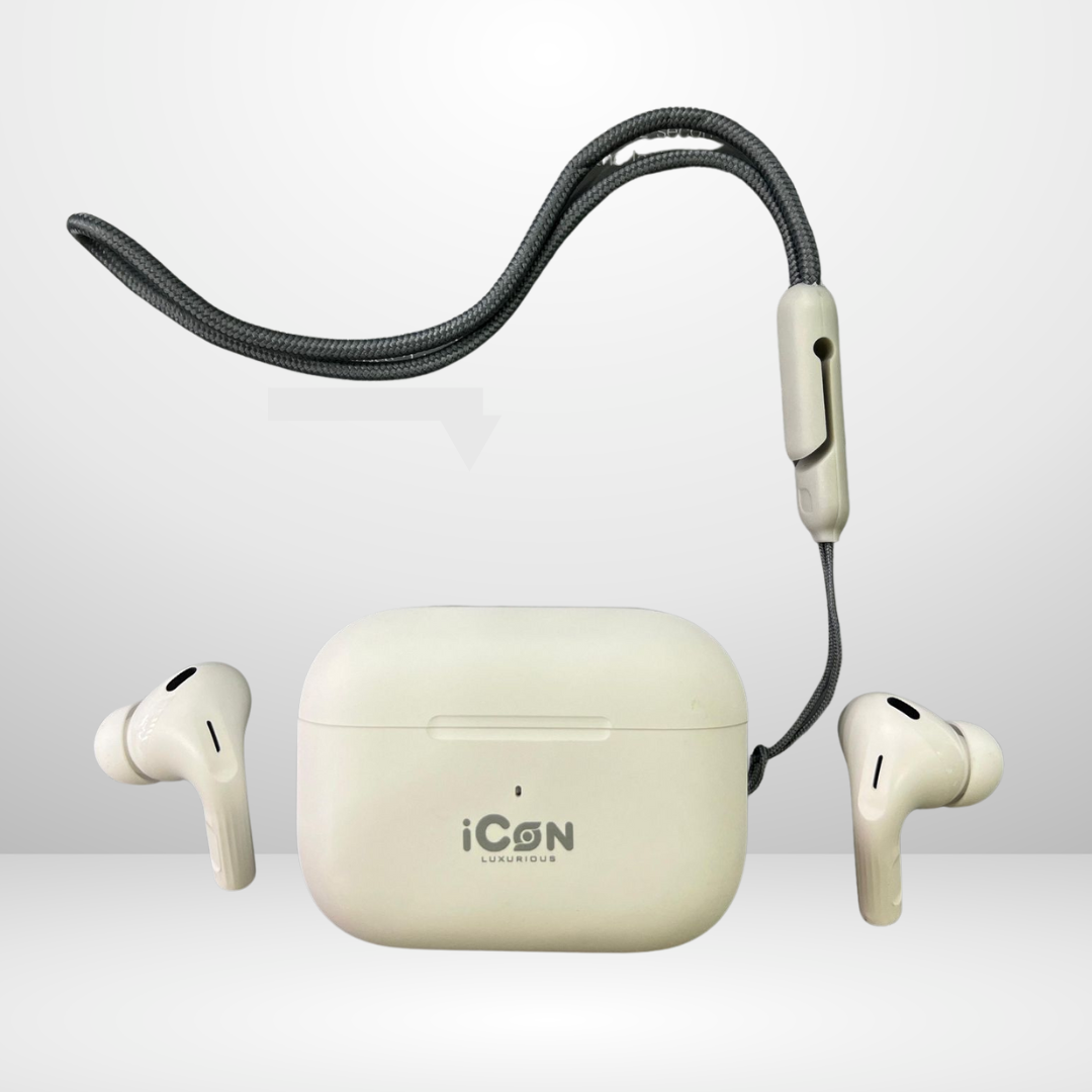 Icon Premium Luxurious AirPods with ANC Working Wireless Stereo
