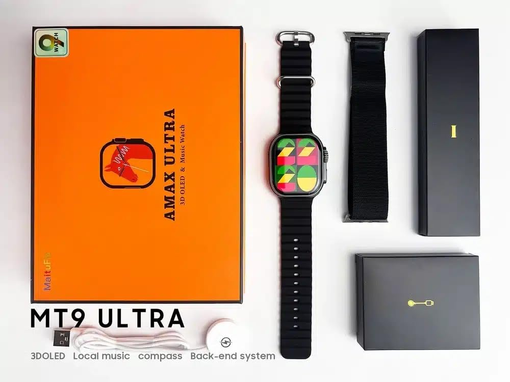 MT9 Ultra Amax True Amoled Display Smart Watch