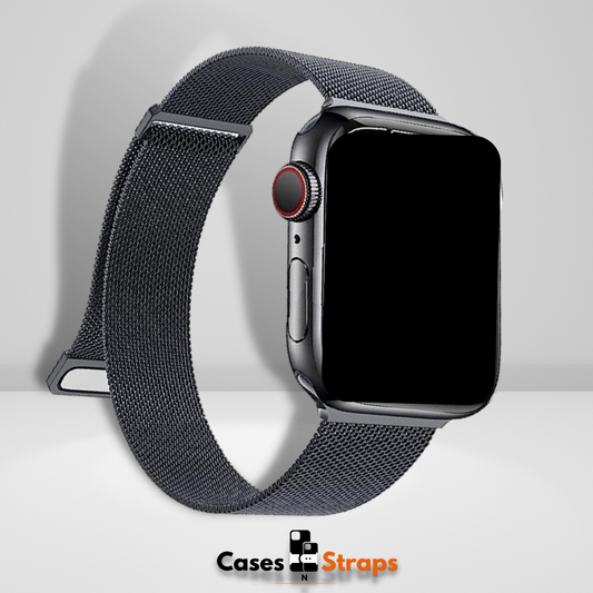 iWatch Magnetic Milanese Loop Band Black Color