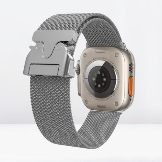 Milanese Loop Chain for iWatch 10 Series (44/45/46/49 MM) (SILVER)