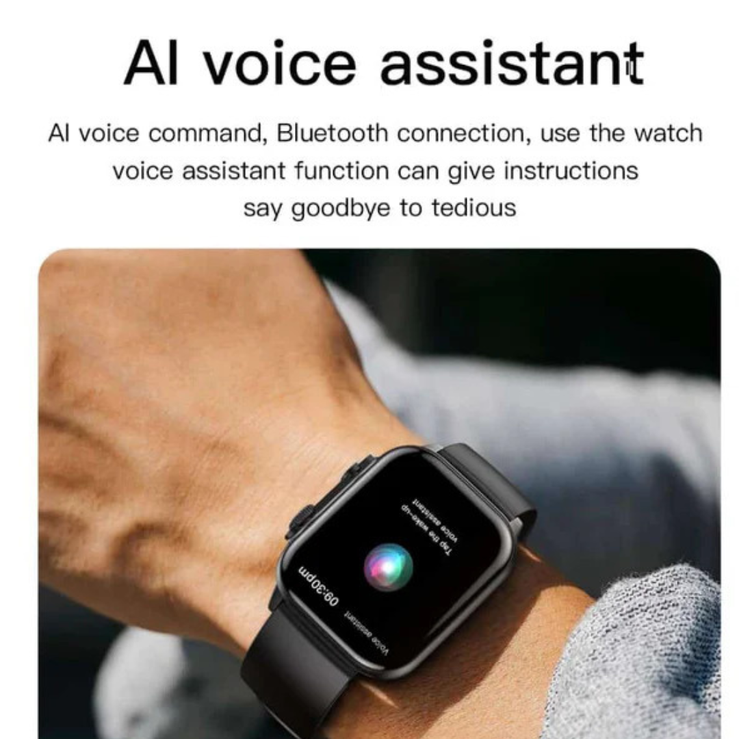Movanchi Smart Watch MH-75 with HD AMOLED SCREEN (Starlight)