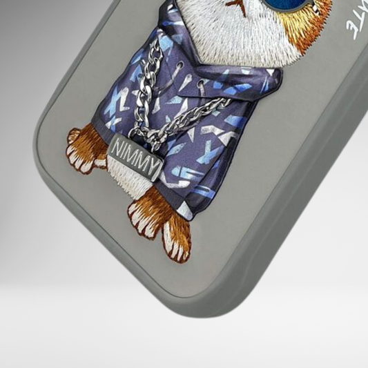 NIMMY Glasses Cool Cat Chain Series with Metal Camera Ring for the iPhone 16 series