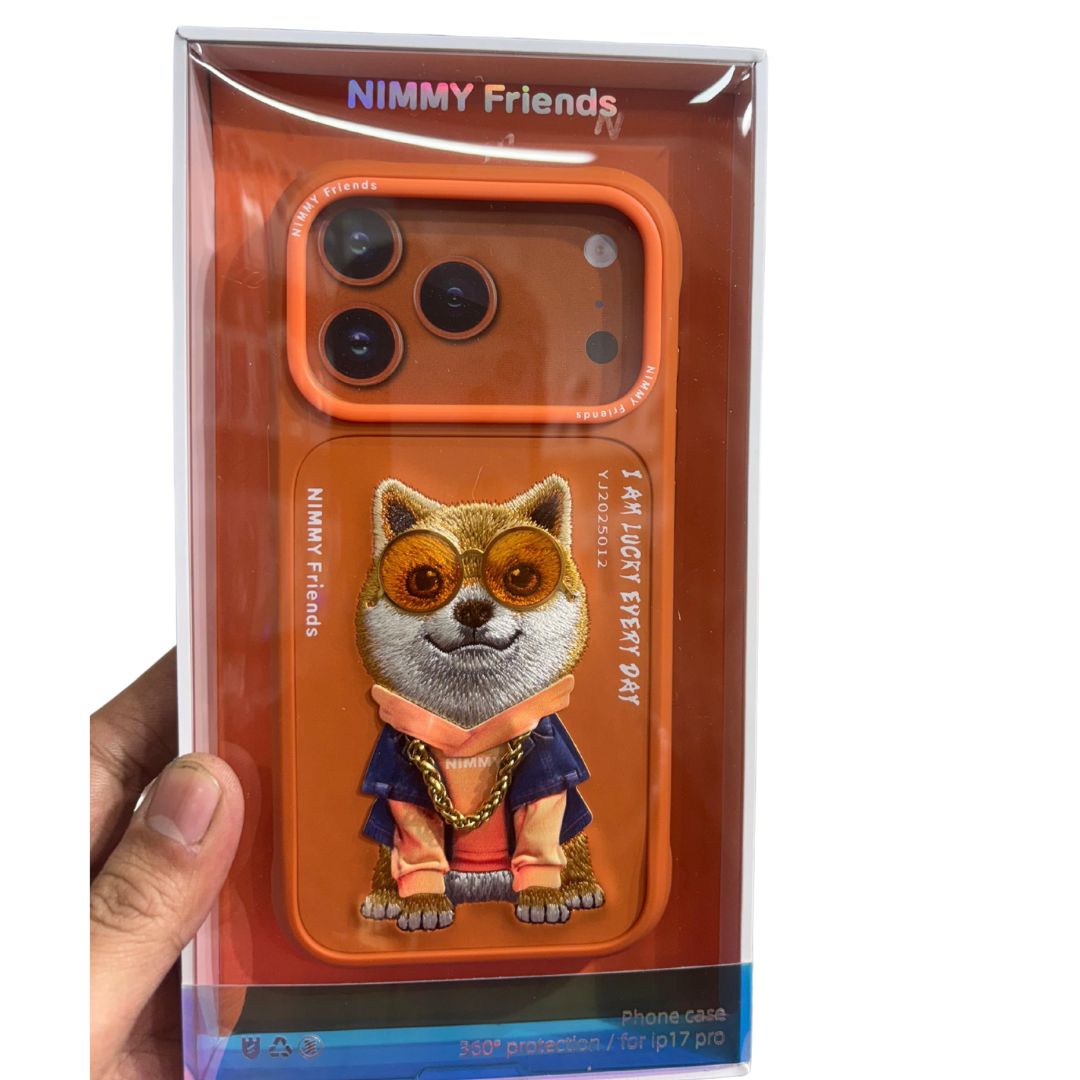 NIMMY Glasses Cool Pug Chain Series with Camera Control button for the iPhone 17 series