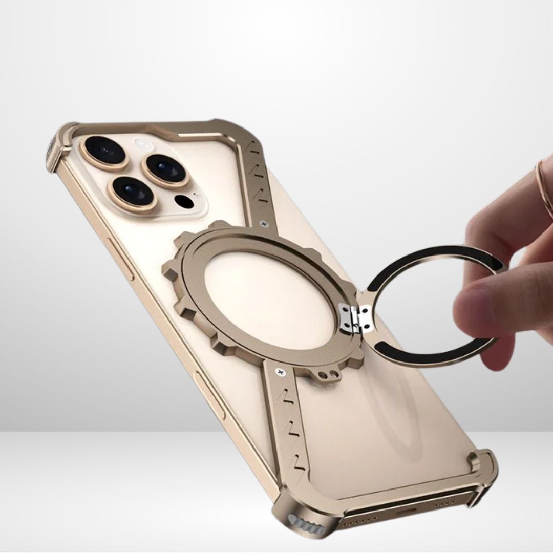 NY METAL FRAMELESS Z DESIGN Case for iPhone 16 Pro / 16 Pro Max