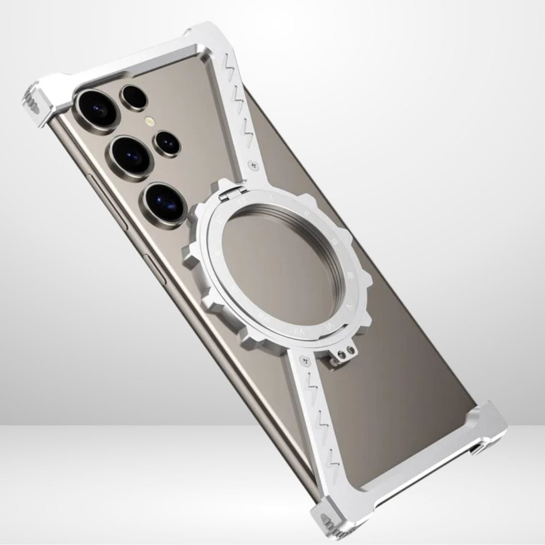 NY METAL FRAMELESS Z DESIGN Case for Samsung Galaxy S24 Ultra / S25 Ultra