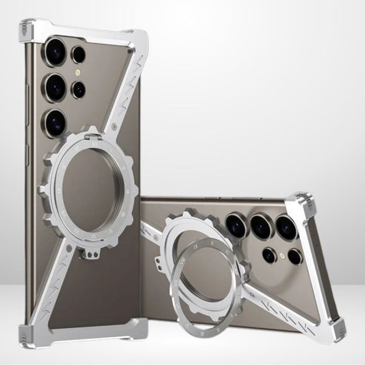 NY METAL FRAMELESS Z DESIGN Case for Samsung Galaxy S24 Ultra / S25 Ultra