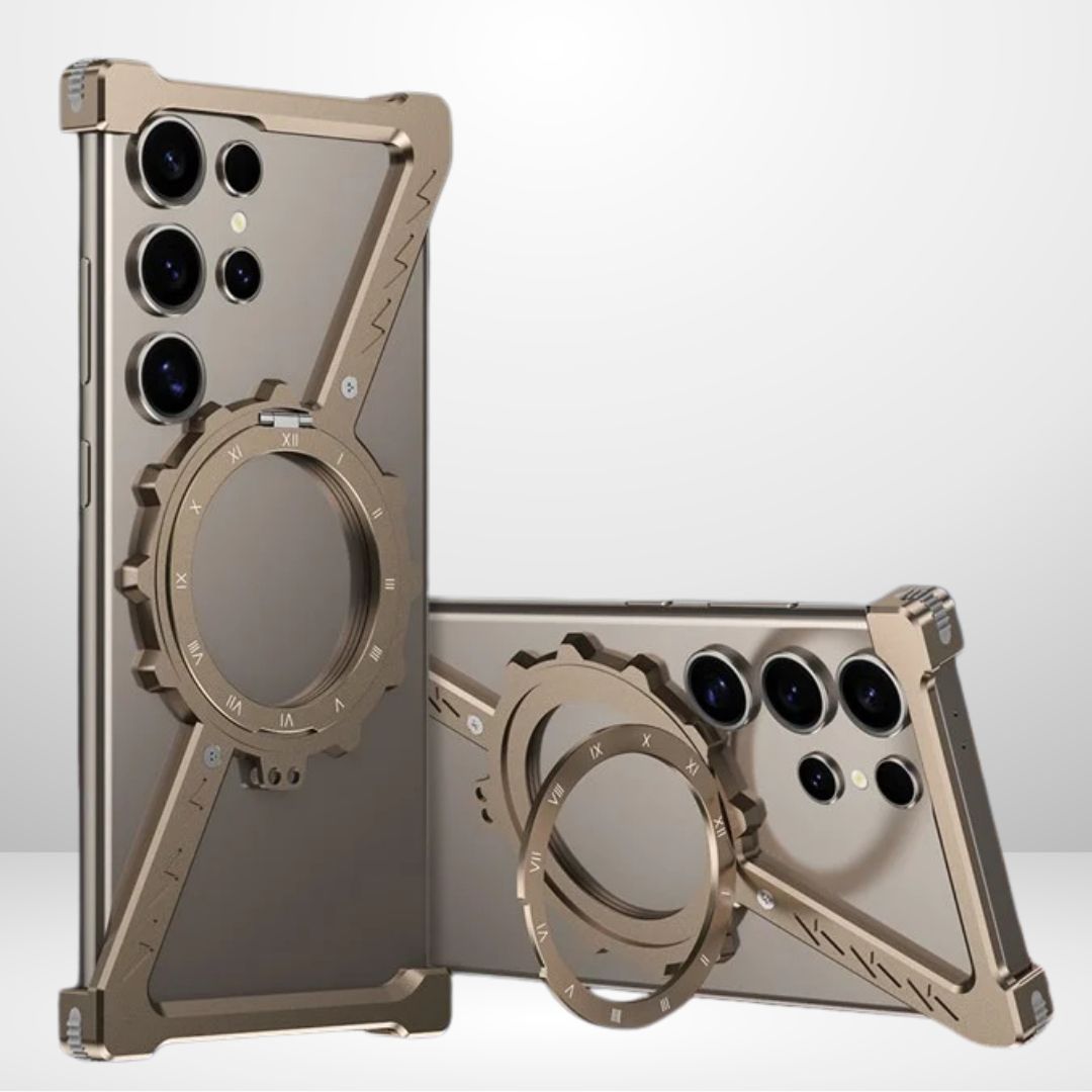 NY METAL FRAMELESS Z DESIGN Case for Samsung Galaxy S24 Ultra / S25 Ultra