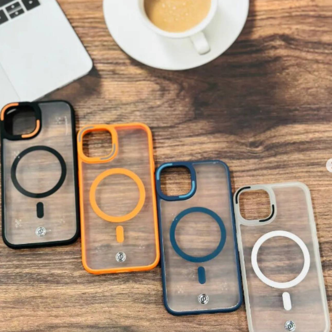 New DUZON Smoke Transparent magsafe Case For iPhone 14 Series