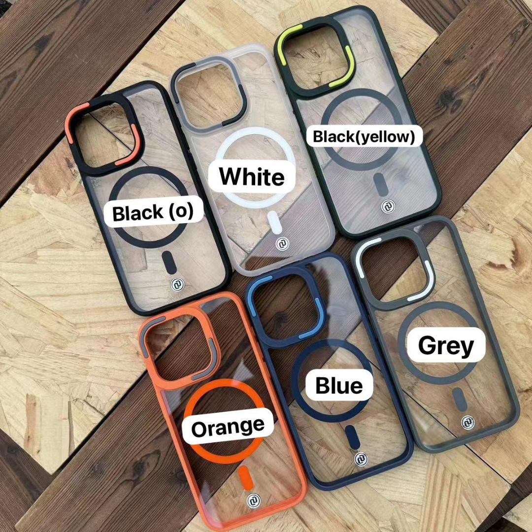 New DUZON Smoke Transparent magsafe Case For iPhone 14 Series