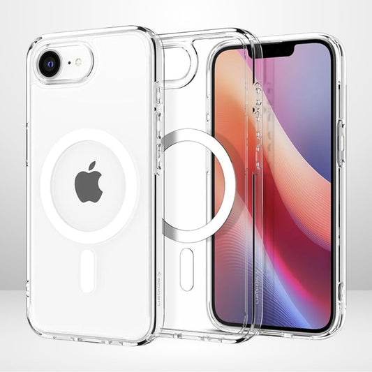New Ultra Hybrid MagFit Back Case for iPhone 16e (Transparent Clear)