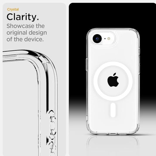 New Ultra Hybrid MagFit Back Case for iPhone 16e (Transparent Clear)