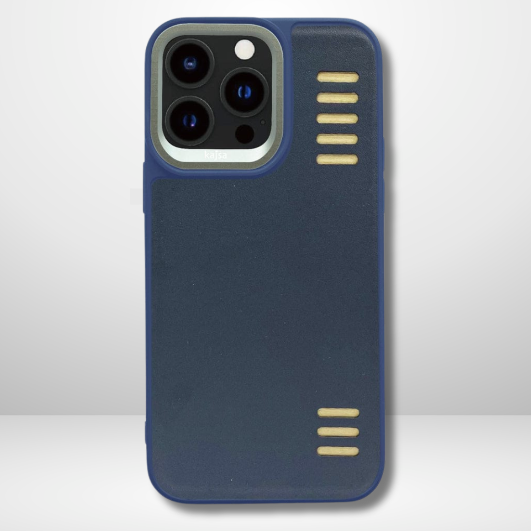 New Ultra Premium Kajsa Splendid Series Digit Back Case for iPhone 15 series (NAVY BLUE)