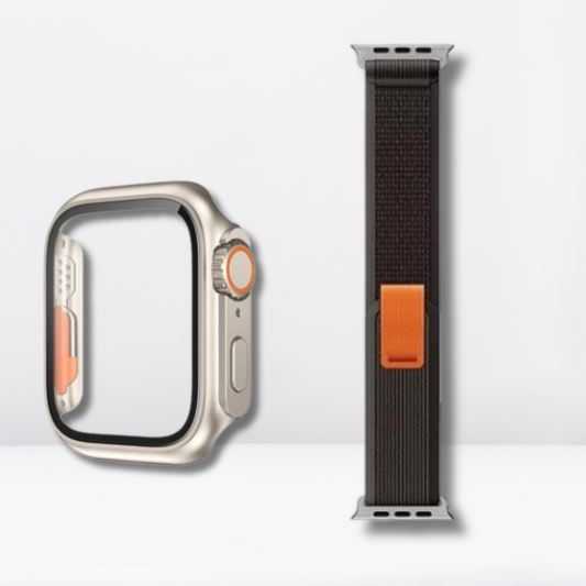 Nylon Trail Loop Strap with Ultra Converter Combo Pack for iWatch 42/44/45 MM