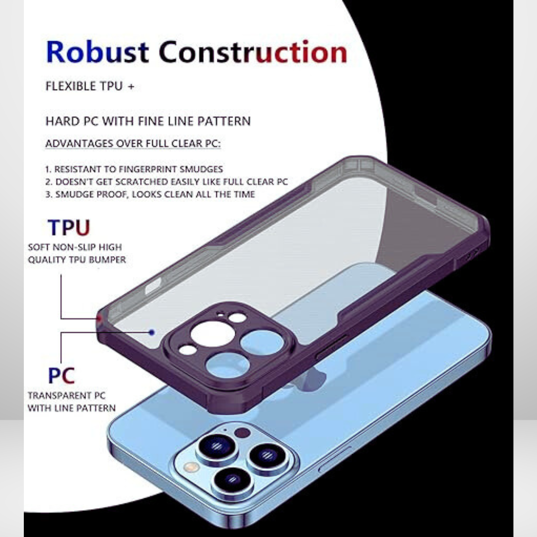 OG IPACKY-EAGLE Transparent Case for iPhone 15 series