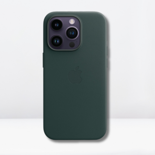 OG Leather Magsafe Case for iPhone 14/Pro/Pro Max (Orange)