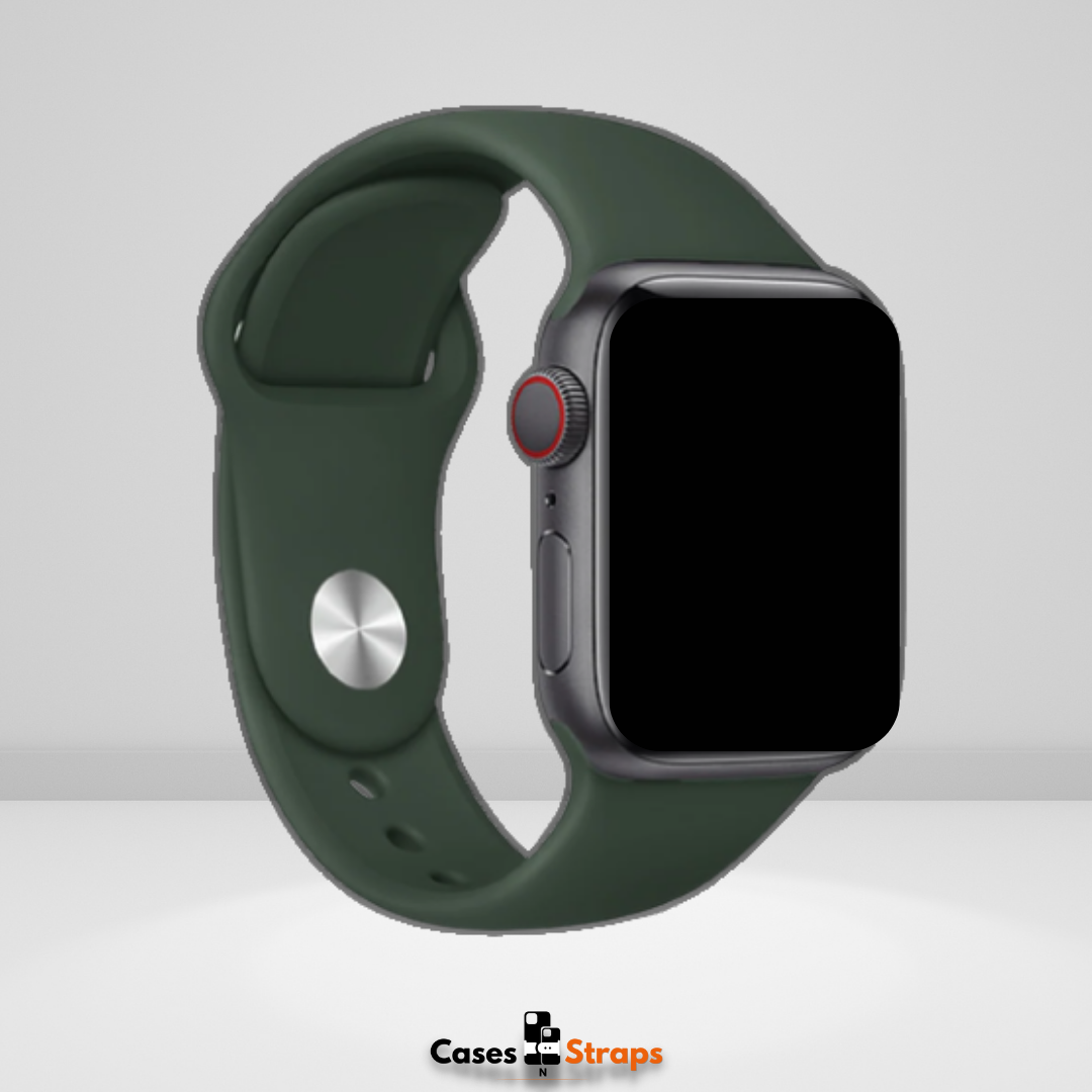 OG Silicone iWatch Strap Army Green Color
