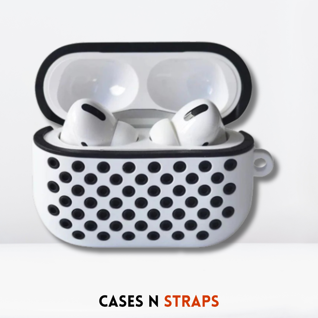 Premium Double Layer Silicone Case for AirPods Pro / Pro 2 (White & Black)