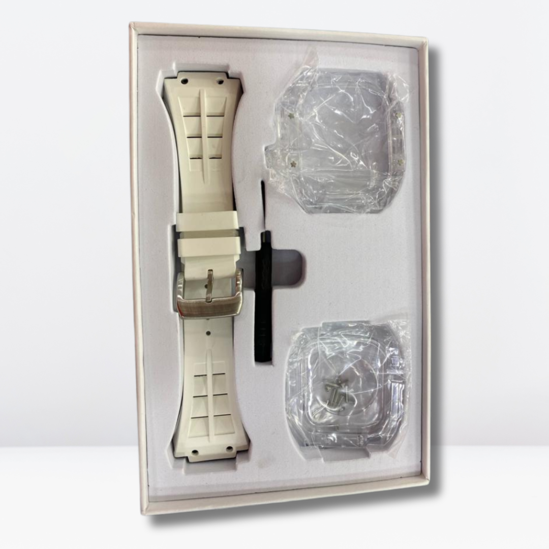 Urban Sports Modification Kit (49mm) Includes (Clear Watch Case with Silicone Strap)