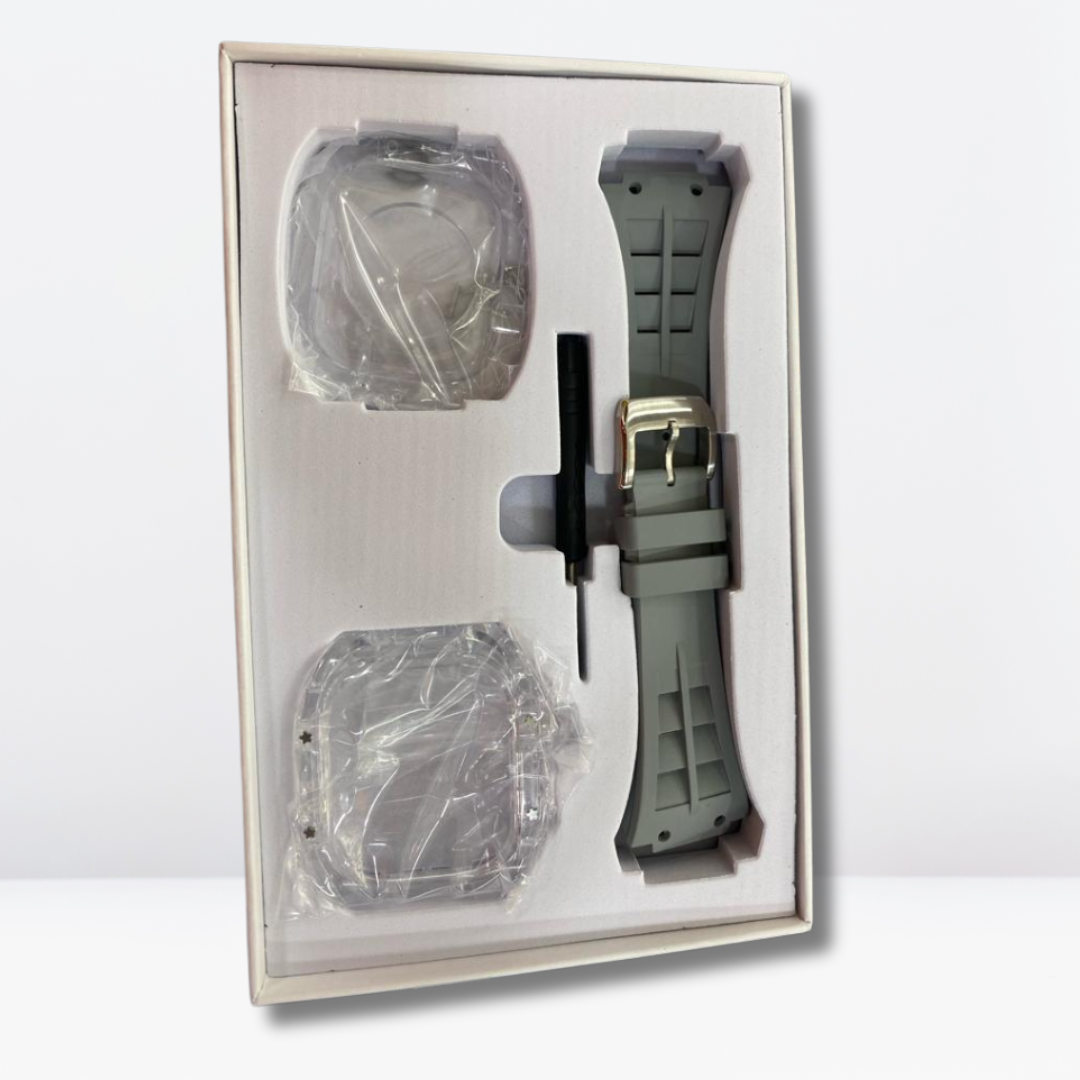 Urban Sports Modification Kit (49mm) Includes (Clear Watch Case with Silicone Strap)